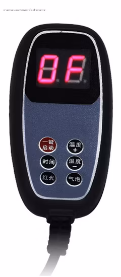 Massaggiatore per pediluvio SPA con bolle d'aria per terapia del calore a infrarossi pieghevole e portatile di nuovo stile con telecomando