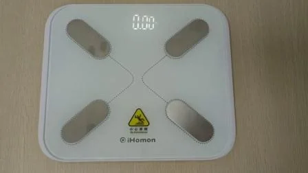 Bilancia elettronica per la misurazione del grasso corporeo e del contenuto di acqua del bagno Ihomon da 180 kg